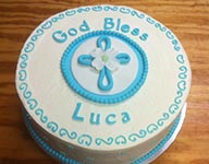 God Bless Luca Cake by Gina