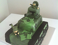 Philip and Jacob's Tank Cake